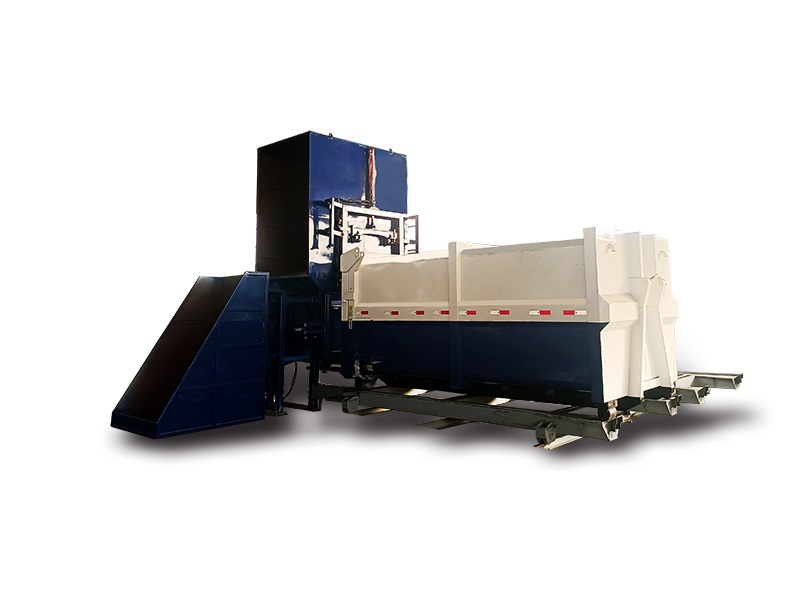 小型水平直壓式垃圾站(側(cè)料斗式)