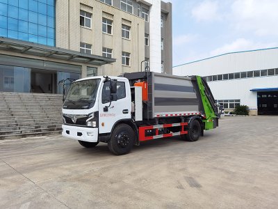 新能源油電混合10方壓縮式垃圾車（黃綠牌）